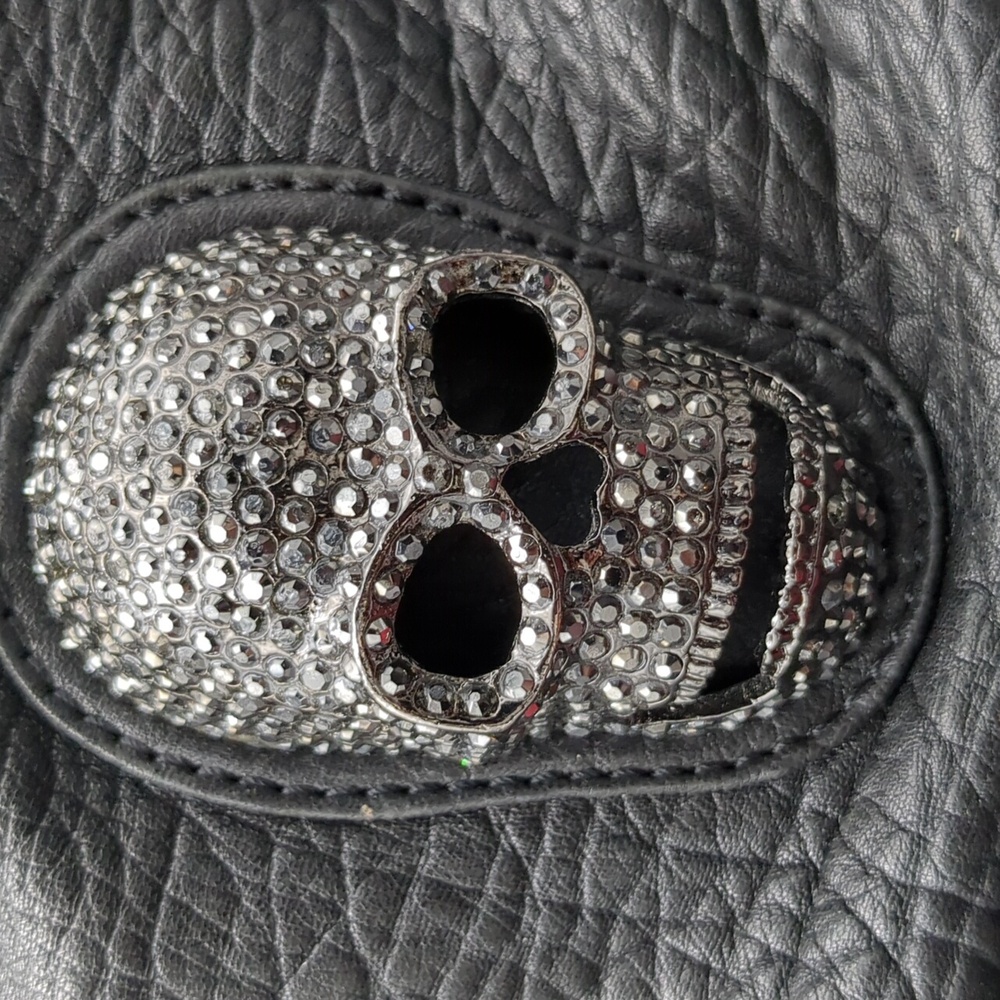 Thomas Wylde Leather Purse Skull Motif - Picture 3 of 16